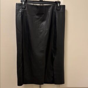 LOFT Women Faux leather Skirt